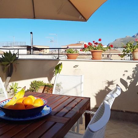 Terrace With View Attic In Old Town Ballarhome Palermo Eksteriør bilde